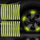 20pcs Adesivo Refletivo para Roda de Carro