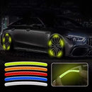 20pcs Adesivo Refletivo para Roda de Carro