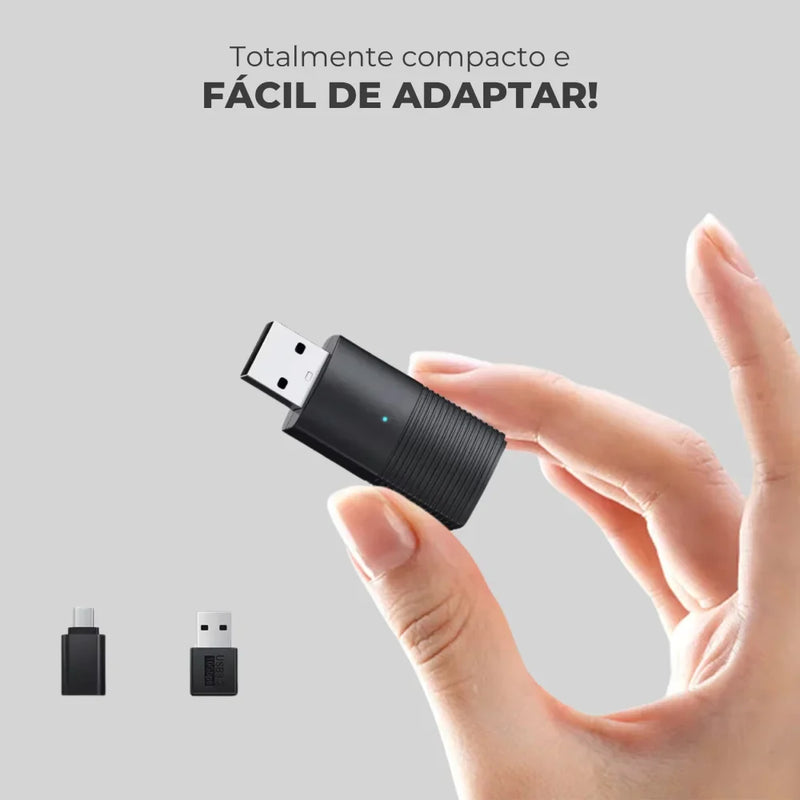 Adaptador Auto CarPlay/Android Sem fio para Multimídia