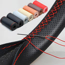 Capa de Volante Costurada em Couro