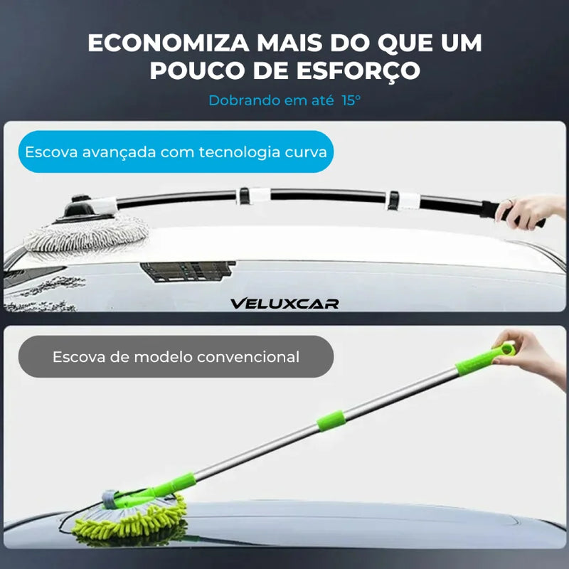 Mop de Limpeza de Carro com Cabo Longo