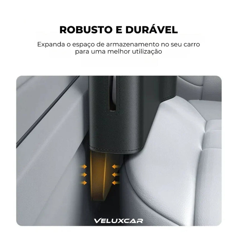 Organizador de Assento Automotivo com Porta-copos