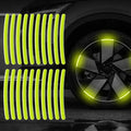 20pcs Adesivo Refletivo para Roda de Carro